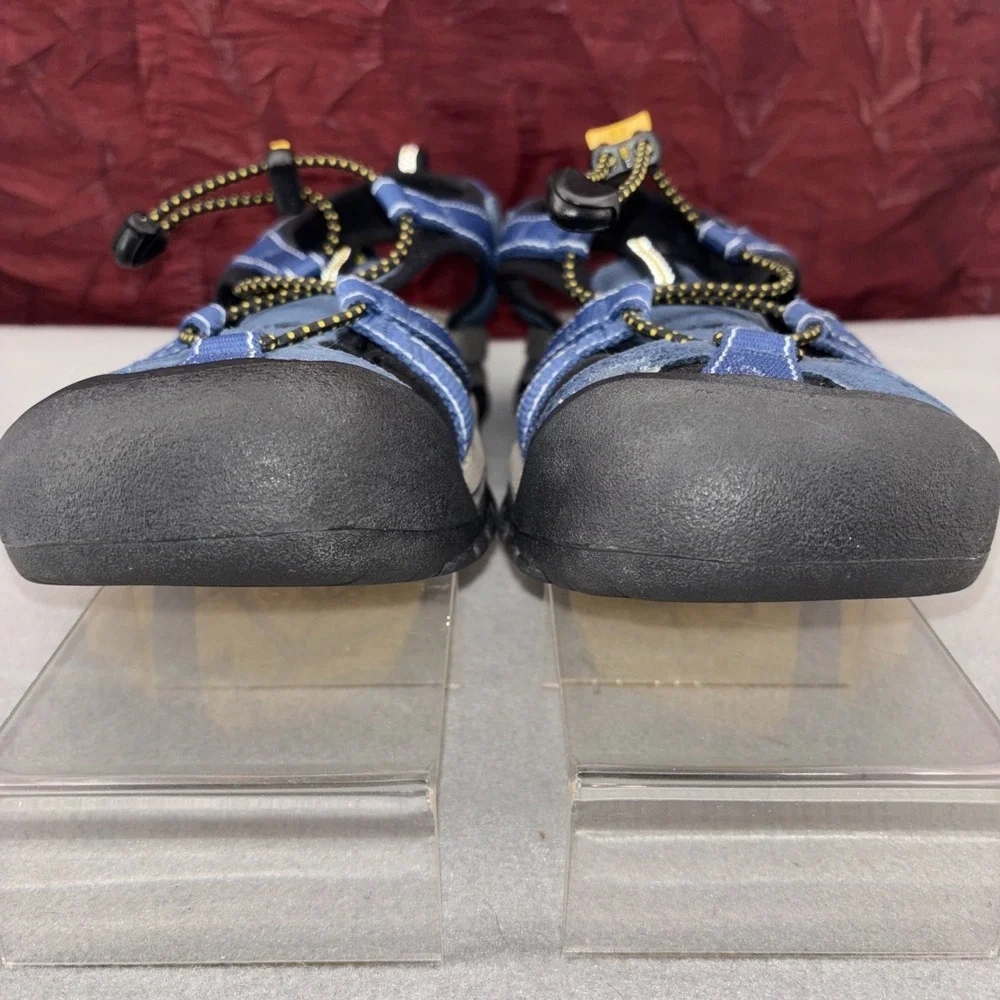 Keen Venice H2 Waterproof Hiking Sandals Women's 11 Cinch Strap Blue & Gray EUC